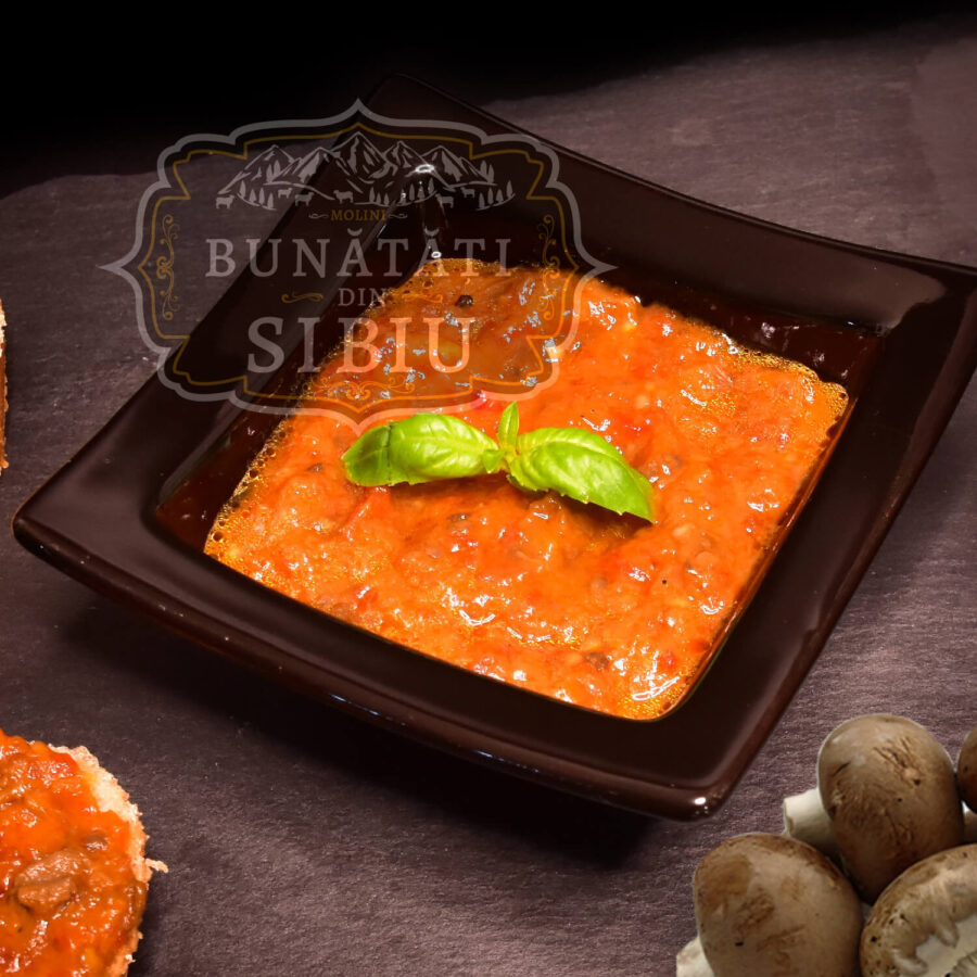 Zacusca cu ciuperci sau fasole &nbsp;